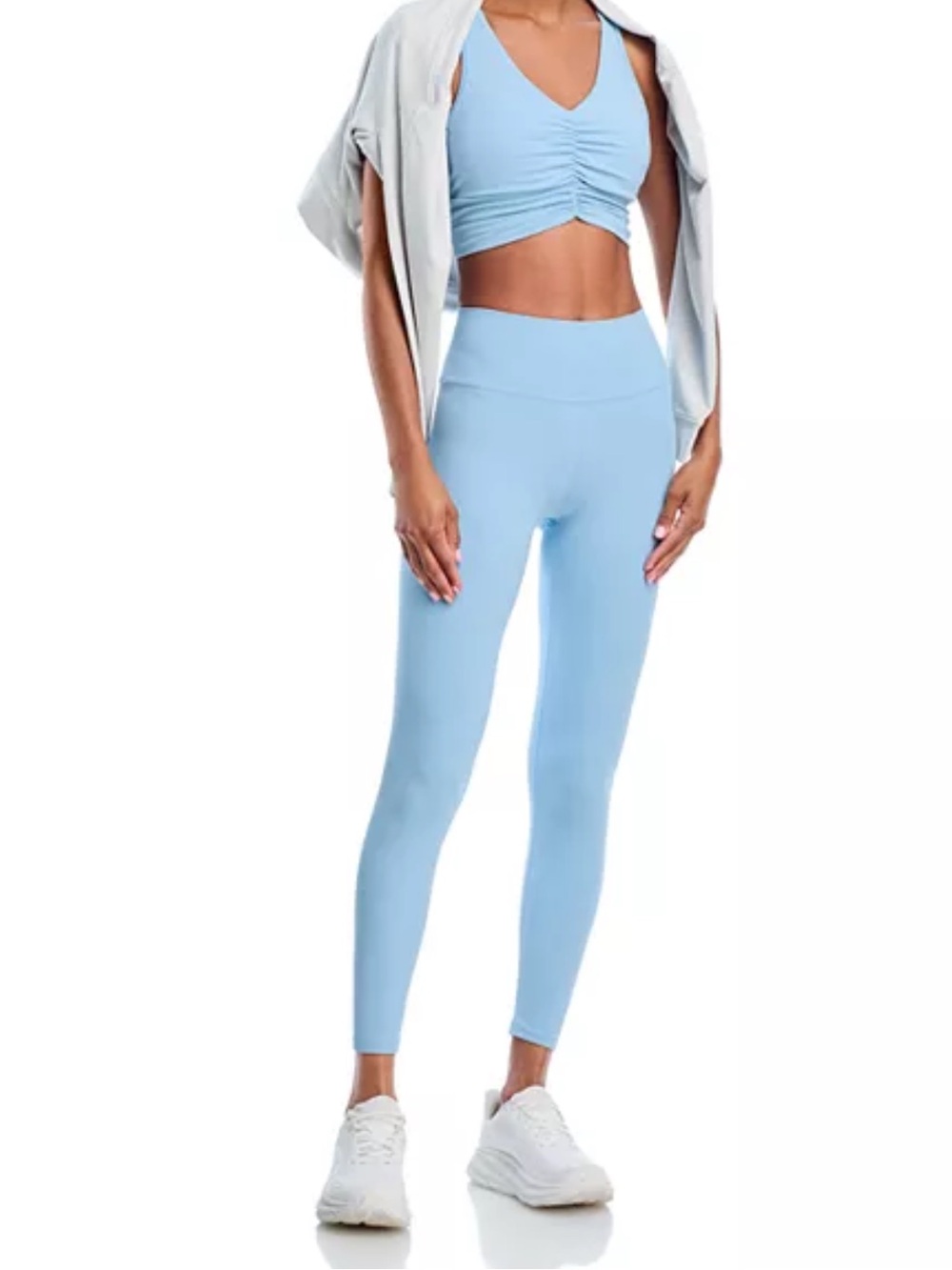 adidas Light Blue High-Waist Leggings